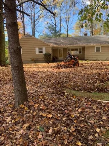 Fall leaf cleanup — Manuel T Landscaping & Construction, Westchester NY