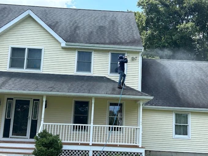 House power washing — Manuel T Landscaping & Construction, Westchester NY